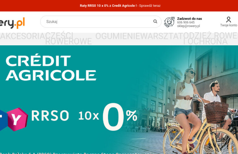Sklep internetowy Sklep.rowery.pl