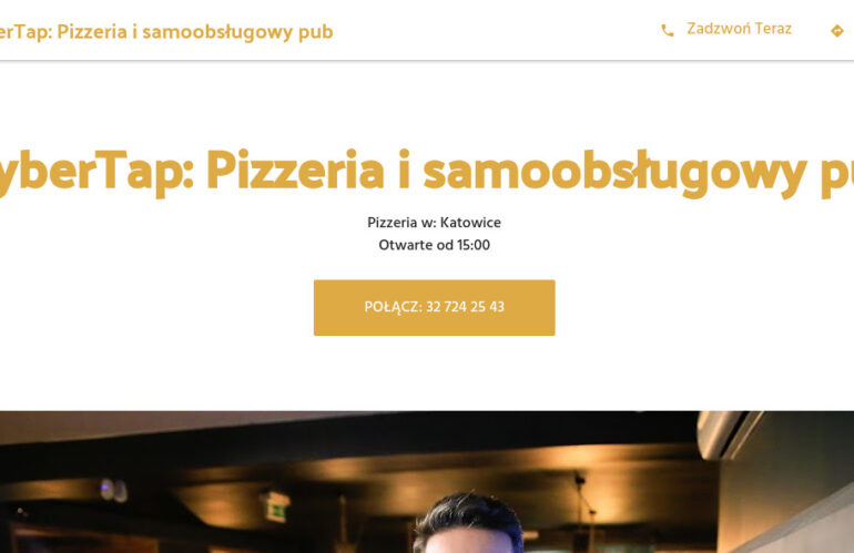 CyberTap: Pizzeria i samoobsługowy pub