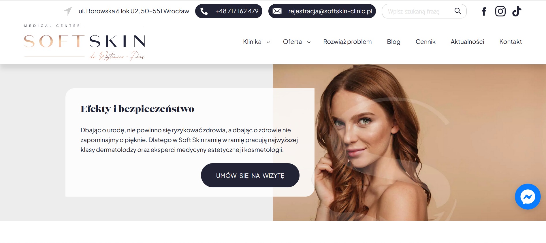 Medycyna Estetyczna, Dermatolog Wrocław Soft Skin